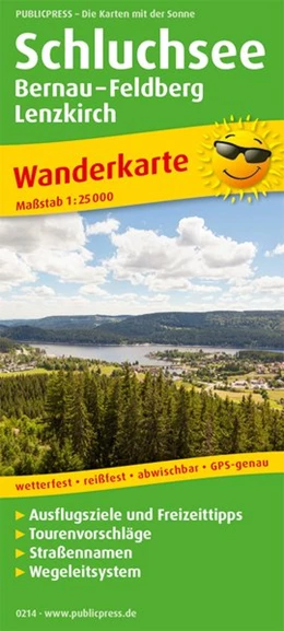 Abbildung von Schluchsee, Bernau - Feldberg - Lenzkirch 1:25 000 | 2. Auflage | 2019 | beck-shop.de