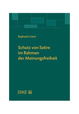 Abbildung von Cueni | Schutz von Satire im Rahmen der Meinungsfreiheit | 1. Auflage | 2019 | beck-shop.de