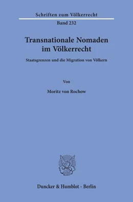 Abbildung von Rochow | Transnationale Nomaden im Völkerrecht | 1. Auflage | 2019 | beck-shop.de