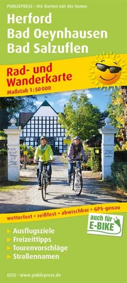 Abbildung von Herford, Bad Oeynhausen, Bad Salzuflen 1:50 000 | 5. Auflage | 2020 | beck-shop.de