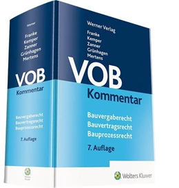 Abbildung von Franke / Grünhagen | VOB - Kommentar | 7. Auflage | 2019 | beck-shop.de