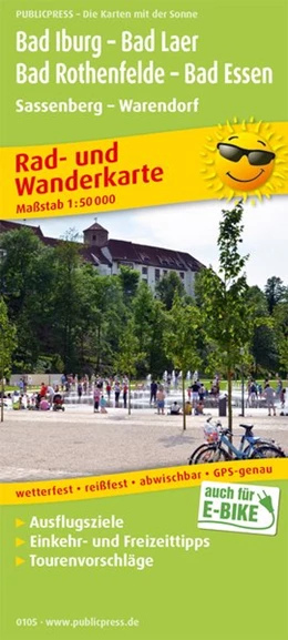 Abbildung von Bad Iburg - Bad Laer - Bad Rothenfelde - Bad Essen, Sassenberg - Warendorf 1:50 000 | 5. Auflage | 2019 | beck-shop.de