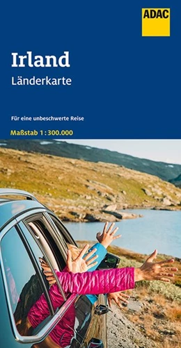 Abbildung von ADAC LänderKarte Irland 1:300 000 | 6. Auflage | 2019 | beck-shop.de