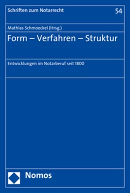 Abbildung von Schmoeckel | Form - Verfahren - Struktur | 1. Auflage | 2019 | beck-shop.de