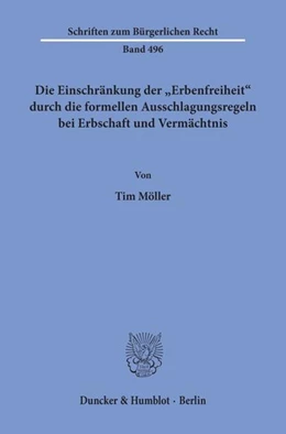 Abbildung von Möller | Die Einschränkung der 