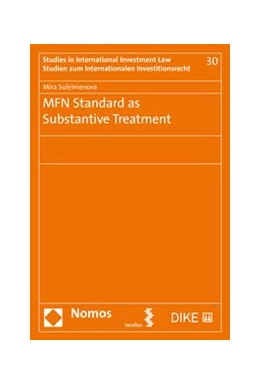 Abbildung von Suleimenova | MFN Standard as Substantive Treatment | 1. Auflage | 2019 | 30 | beck-shop.de
