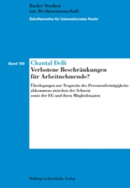 Abbildung von Delli | Verbotene Beschränkungen für Arbeitnehmende? | 1. Auflage | 2009 | Band 109 | beck-shop.de