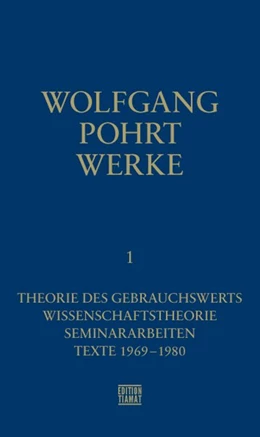 Abbildung von Pohrt / Bittermann | Werke Band 1 | 1. Auflage | 2019 | beck-shop.de
