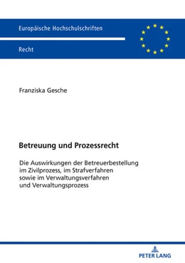 Abbildung von Gesche | Betreuung und Prozessrecht | 1. Auflage | 2019 | 6086 | beck-shop.de