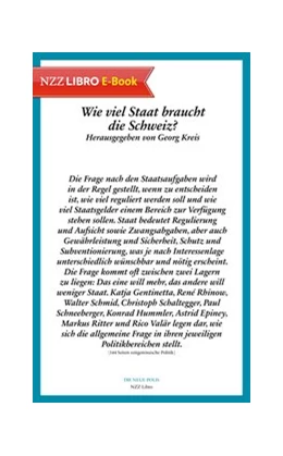 Abbildung von Kreis | Wie viel Staat braucht die Schweiz? (E-Book) | 1. Auflage | 2019 | beck-shop.de