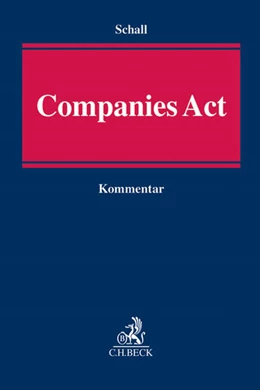 Abbildung von Schall | Companies Act | 1. Auflage | 2014 | beck-shop.de