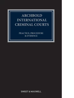 Abbildung von Khan / Dixon | Archbold International Criminal Courts | 5. Auflage | 2018 | beck-shop.de