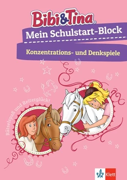 Abbildung von Bibi & Tina: Mein Schulstart-Block Konzentrations- und Denkspiele. Vorschule, ab 5 Jahren | 1. Auflage | 2019 | beck-shop.de