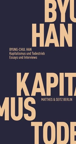 Abbildung von Han | Kapitalismus und Todestrieb | 1. Auflage | 2019 | beck-shop.de