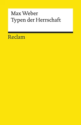 Abbildung von Weber / Maurer | Typen der Herrschaft | 1. Auflage | 2019 | beck-shop.de