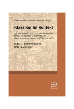 Abbildung von Bastert / Eikelmann | Klassiker im Kontext 1: Einleitung und Untersuchungen | 1. Auflage | 2026 | beck-shop.de