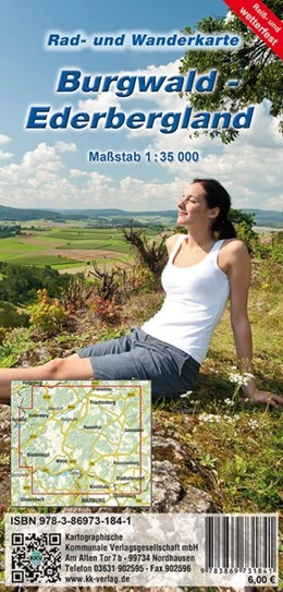 Abbildung von Rad- und Wanderkarte Burgwald - Kellerwald 1 : 50 000 | 1. Auflage | 2019 | beck-shop.de