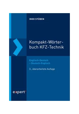 Abbildung von Stüben | Kompakt-Wörterbuch KFZ-Technik | 3. Auflage | 2022 | beck-shop.de