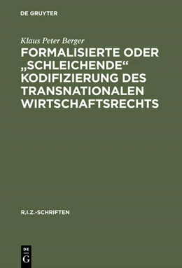 Abbildung von Berger | Formalisierte oder 