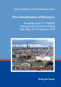 Abbildung von Dollimore / Watanabe | The Classification of Exonyms | 1. Auflage | 2019 | 8 | beck-shop.de