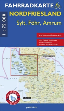 Abbildung von Fahrradkarte Nordfriesland - Sylt, Föhr, Amrum | 1. Auflage | 2019 | beck-shop.de