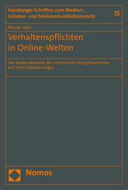 Abbildung von Seitz | Verhaltenspflichten in Online-Welten | 1. Auflage | 2019 | 15 | beck-shop.de