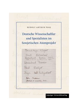 Abbildung von Pose | Deutsche Wissenschaftler und Spezialisten im Sowjetischen Atomprojekt | 1. Auflage | 2019 | beck-shop.de