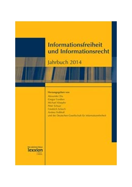 Abbildung von Dix / Franßen | Informationsfreiheit und Informationsrecht | 1. Auflage | 2015 | beck-shop.de