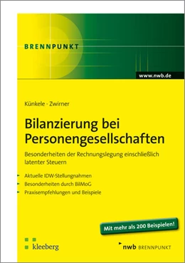 Abbildung von Künkele / Zwirner | Bilanzierung bei Personengesellschaften | 1. Auflage | 2013 | beck-shop.de