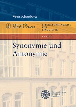 Abbildung von Kloudová | Synonymie und Antonymie | 1. Auflage | 2016 | 2 | beck-shop.de