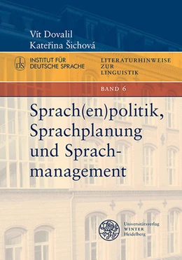 Abbildung von Dovalil / Šichová | Sprach(en)politik, Sprachplanung und Sprachmanagement | 1. Auflage | 2017 | 6 | beck-shop.de