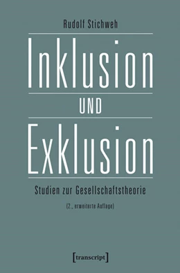 Abbildung von Stichweh | Inklusion und Exklusion | 2. Auflage | 2016 | beck-shop.de