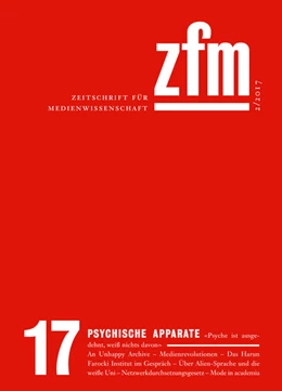 Abbildung von Gesellschaft für Medienwissenschaft e. V. | Zeitschrift für Medienwissenschaft 17 | 1. Auflage | 2017 | beck-shop.de