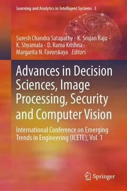 Abbildung von Satapathy / Raju | Advances in Decision Sciences, Image Processing, Security and Computer Vision | 1. Auflage | 2019 | beck-shop.de