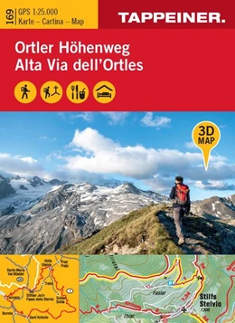 Abbildung von Athesia Tappeiner Verlag | 3D-Wanderkarte Ortler-Höhenweg 1:25 000 | 1. Auflage | 2019 | beck-shop.de