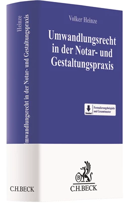 Abbildung von Heinze | Umwandlungsrecht in der Notar- und Gestaltungspraxis | 1. Auflage | 2026 | beck-shop.de