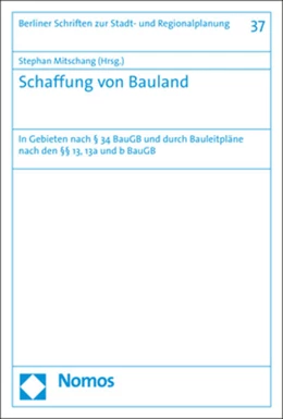 Abbildung von Mitschang | Schaffung von Bauland | 1. Auflage | 2019 | beck-shop.de