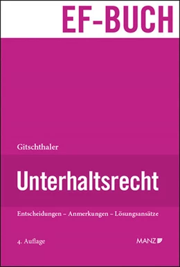 Abbildung von Gitschthaler | Unterhaltsrecht | 4. Auflage | 2019 | beck-shop.de