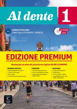 Abbildung von Al dente 1 (A1). Libro dello studente+ esercizi + CD + DVD + Premium | 1. Auflage | 2019 | beck-shop.de