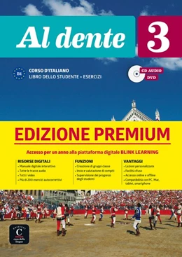 Abbildung von Al dente 3 (B1). Libro dello studente+ esercizi + CD + DVD + Premium | 1. Auflage | 2019 | beck-shop.de
