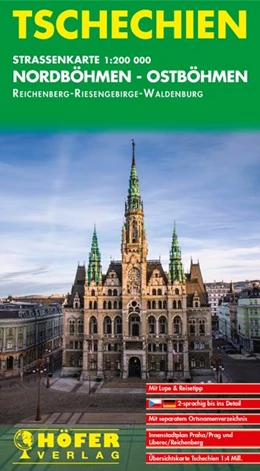 Abbildung von Höfer | Tschechien CS002/Nord- u. Ostböhmen 1:200 000 | 26. Auflage | 2020 | beck-shop.de
