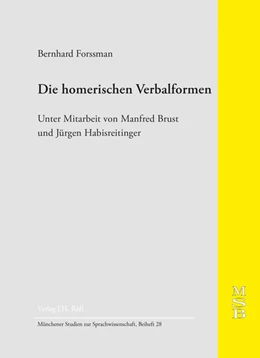 Abbildung von Forssman | Die homerischen Verbalformen | 1. Auflage | 2019 | 28 | beck-shop.de