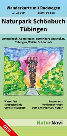 Abbildung von Naturpark Schönbuch - Tübingen 1 : 25 000 | 1. Auflage | 2019 | beck-shop.de