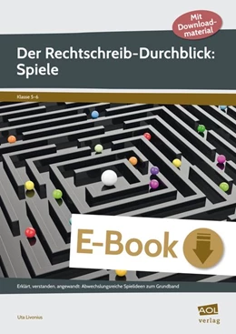 Abbildung von Livonius | Der Rechtschreib-Durchblick: Spiele | 1. Auflage | 2019 | beck-shop.de