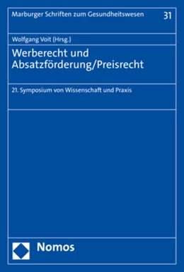 Abbildung von Voit | Werberecht und Absatzförderung/Preisrecht | 1. Auflage | 2019 | 31 | beck-shop.de
