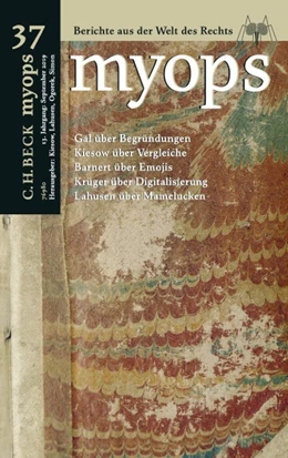 Abbildung von myops Heft 37 (September 2019) | 1. Auflage | 2019 | beck-shop.de