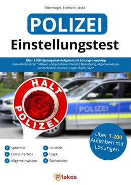Abbildung von Silbernagel / Erdmann | Einstellungstest Polizei | 1. Auflage | 2019 | beck-shop.de