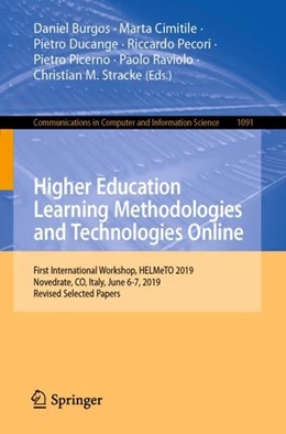 Abbildung von Burgos / Cimitile | Higher Education Learning Methodologies and Technologies Online | 1. Auflage | 2019 | beck-shop.de