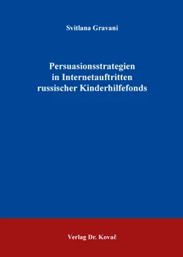 Abbildung von Gravani | Persuasionsstrategien in Internetauftritten russischer Kinderhilfefonds | 1. Auflage | 2019 | 46 | beck-shop.de