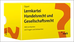 Abbildung von Oppel | Lernkartei Handelsrecht und Gesellschaftsrecht | 1. Auflage | 2020 | beck-shop.de